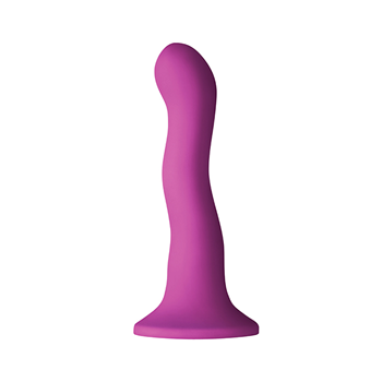 Colours Wave klassieke dildo (Paars)